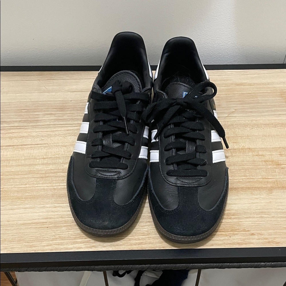 Adidas Classic Black and White Trainers